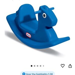 Little Tikes Blue Rocking Horse